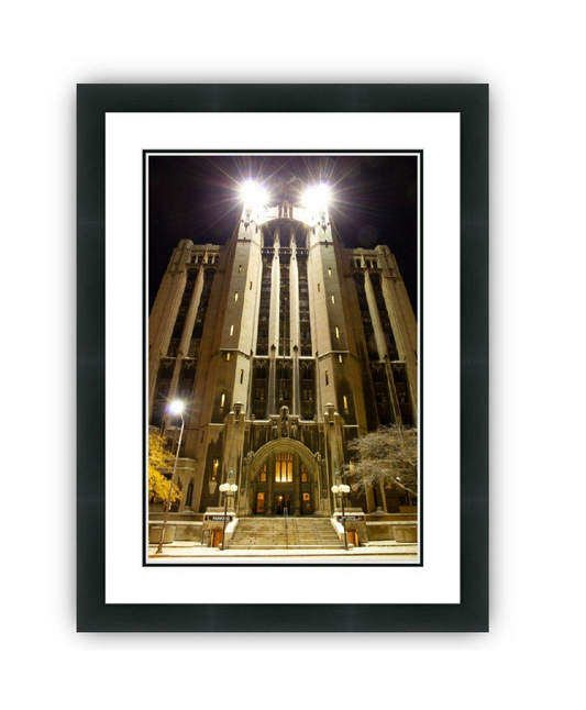 Detroit Masonic Temple Framed Photograph
