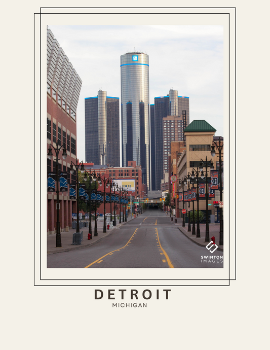 Detroit Renaissance Center Postcard