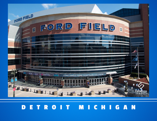 Ford Field Postcard