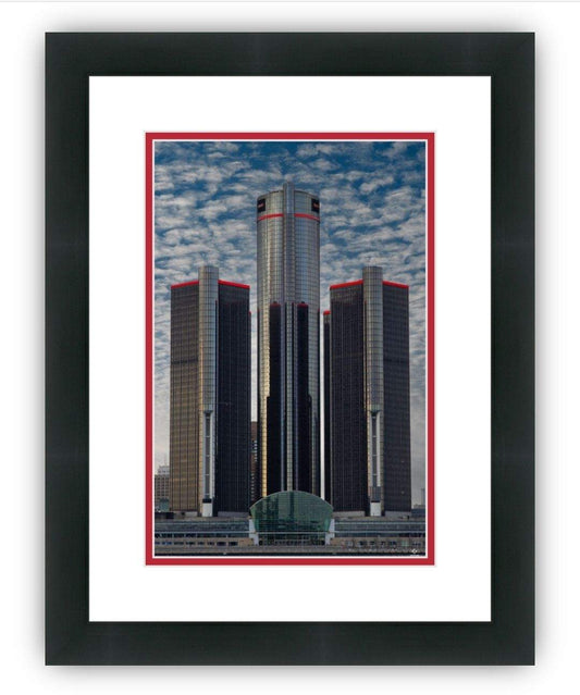 Detroit Renaissance Center Framed Photograph