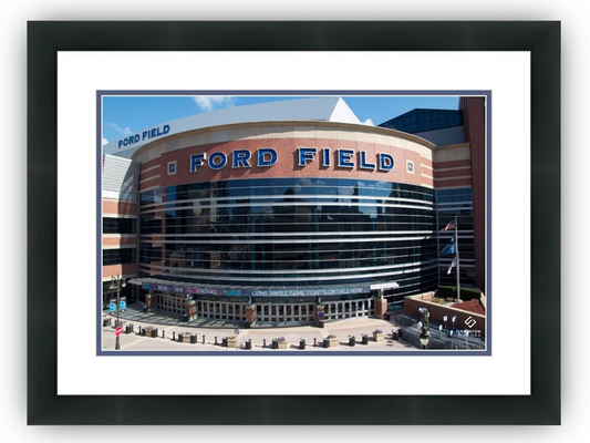 Detroit Ford Field Framed Photograph