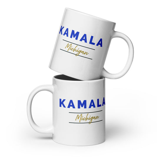 20oz White glossy mug